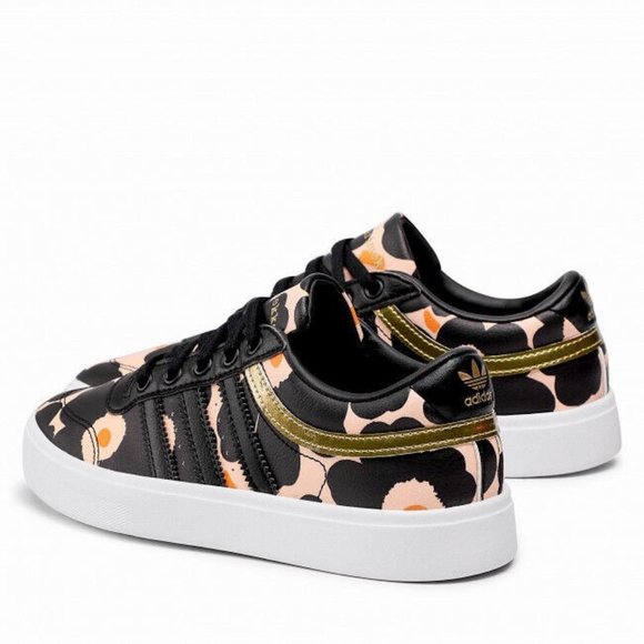 Adidas Bryony Marimekko Women’s Athletic Sneaker Black Trainers Tennis Shoe #264 - Picture 8 of 11